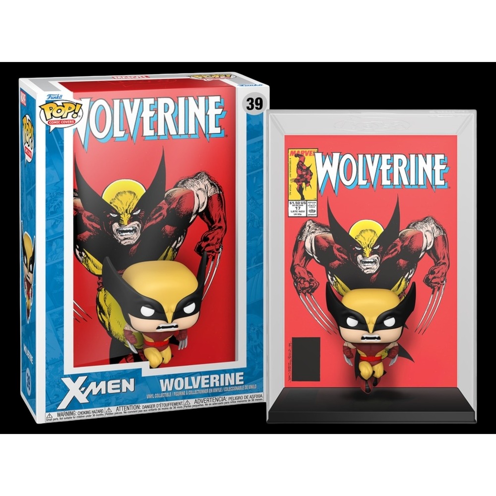Funko‎ Pop Comic Covers Wolverine #39 Marvel X-Men Vinyl Figure w/ Case